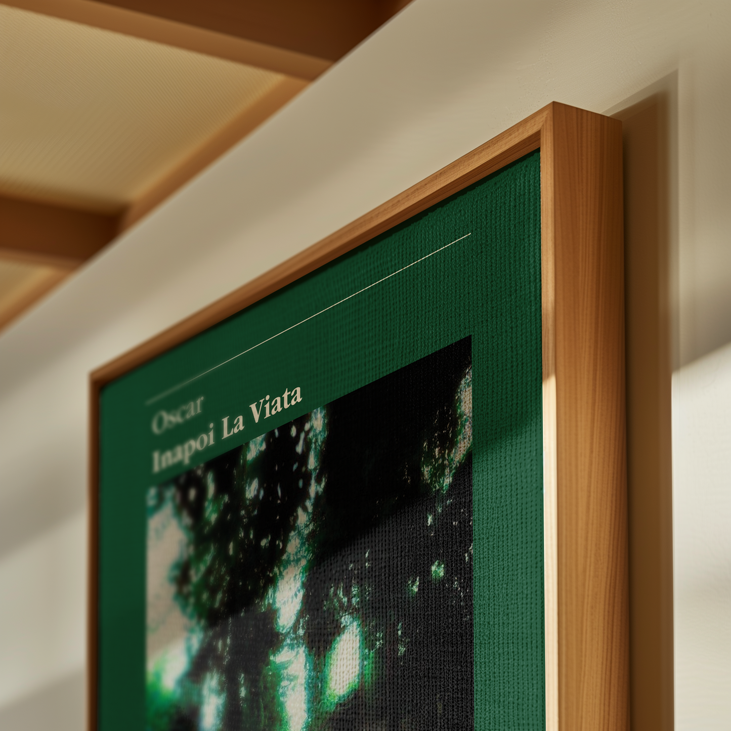 Oscar - "Inapoi La Viata" Poster Canvas