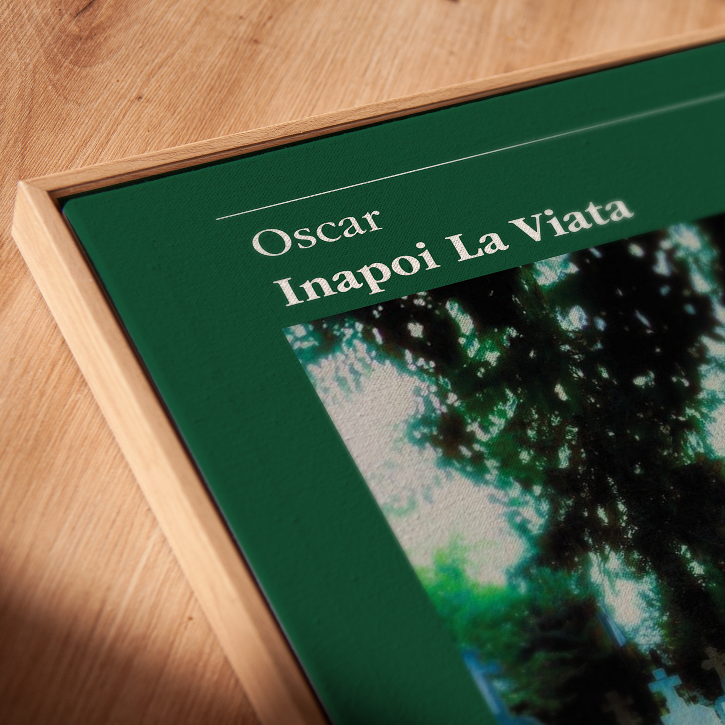 Oscar - "Inapoi La Viata" Poster Canvas