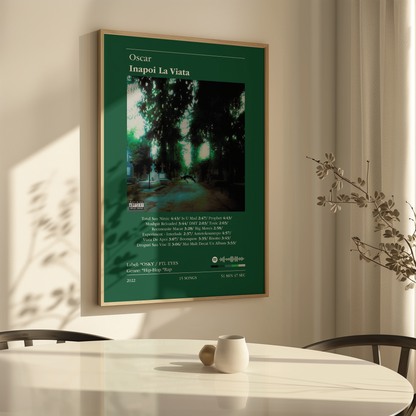 Oscar - "Inapoi La Viata" Poster Canvas